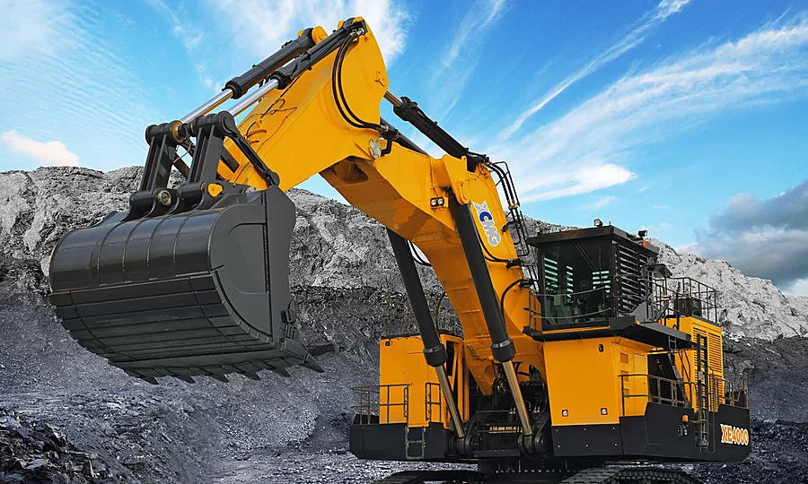 Excavadora para movimiento de tierras